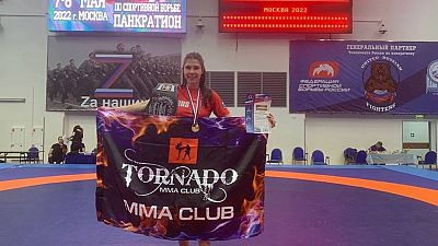Александра Митина из Симферополя – чемпионка России по панкратиону классическому!