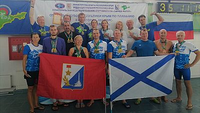 В Евпатории прошел розыгрыш "Кубка Тавриды" по плаванию в категории "Мастерс"