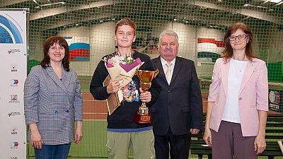 Симферополец Михаил Ходорченко выиграл "бронзу" теннисного турнира в Саранске
