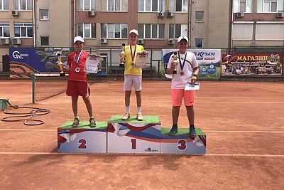 В Симферополе определились победители Открытого первенства Крыма по теннису среди спортсменов до 13 лет