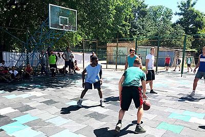 В Красногвардейском разыграют путевки на Всероссийский финал дворовых видов спорта по баскетболу 3х3