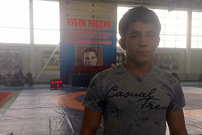 Турды Зейтулаев из Бахчисарайского района – бронзовый призер юношеского Кубка России по греко-римской борьбе