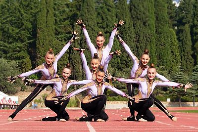 В Алуште тренируется сборная России по эстетической гимнастике