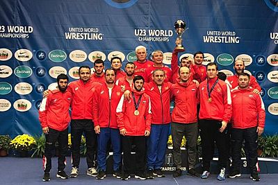 В активе российских классиков на юниорском (U-23) первенстве мира по спортивной борьбе в Бухаресте – четыре медали