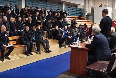 Видеосюжет об отчетной конференция Федерации спортивной борьбы Республики Крым