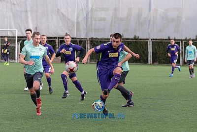 ФК "Севастополь" провел первый этой зимой контрольный поединок