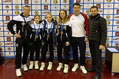 Керчанки привезли три награды с первенства Европы по самбо среди кадетов
