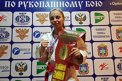 Дарья Крапивина из Севастополя – чемпионка России по рукопашному бою