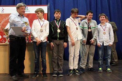 Сборная Крыма – бронзовый призер командного первенства России по шахматам среди юношей