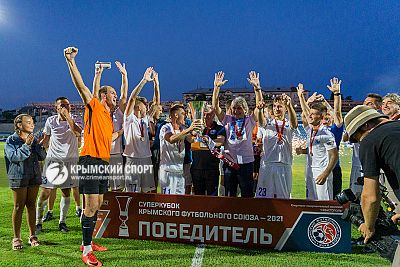 ФК "Севастополь" благодаря удачному исполнению послематчевых пенальти берет Суперкубок КФС-2021!