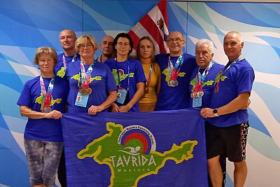 Крымские пловцы-ветераны завоевали 22 медали на Кубке России в Саранске