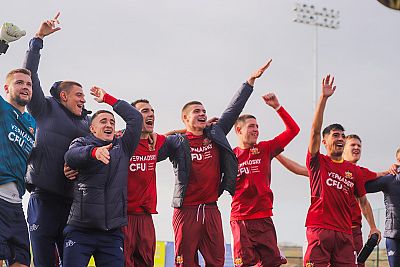 Сборная КФУ досрочно завоевала титул чемпиона высшего дивизиона Национальной студенческой футбольной лиги!