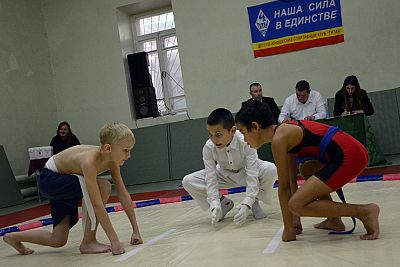 В Гаспре прошел детский турнир по сумо