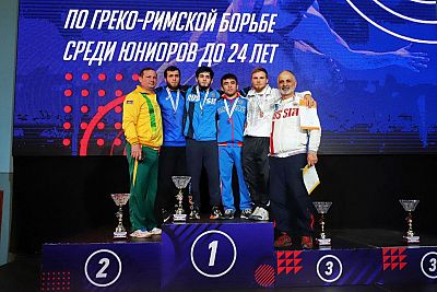 Все победители и призеры первенства России по греко-римской борьбе среди юниоров до 24 лет