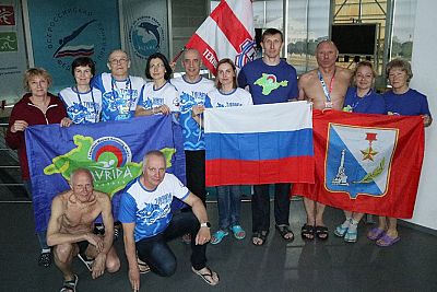 Пловцы "Тавриды Мастерс" завоевали 30 медалей на чемпионате России среди ветеранов в Санкт-Петербурге!