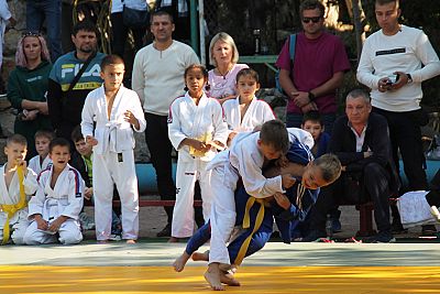 В Гаспре прошли детские соревнования по дзюдо