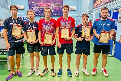 Определились победители первенства Крыма по настольному теннису среди спортсменов до 20 лет