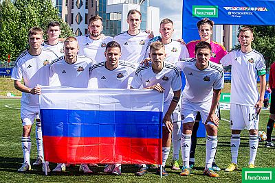 Футбольная сборная КФУ с победы стартовала на международном турнире "Россия – Африка" в Санкт-Петербурге