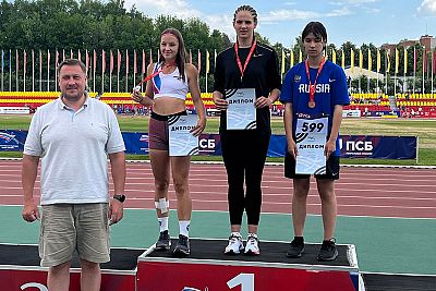 Сакчанка Риана Хроз – бронзовый призер первенства России по легкой атлетике среди девушек до 16 лет