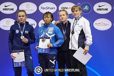 Все победители и призеры первенства мира по женской борьбе среди юниорок до 24 лет
