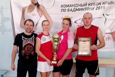 Симферопольцы выиграли командный Кубок Крыма по бадминтону