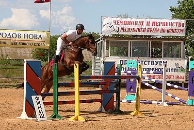 В Красногвардейском районе прошли чемпионат и первенство Крыма по конному спорту